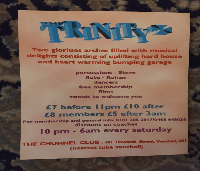 The Trnity prices and rules flyer