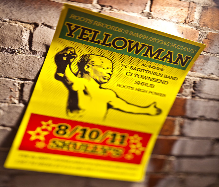 Yellowman and his band Sagittarius - Playing at another venue 